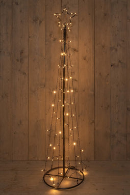 Anna's Collection - Star Tree 90L/Dia42,5X180Cm Led Classic Warm -...