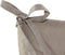 Anna's collection Stoelkussen gewatteerd - taupe - 38 x 38 cm - binnen/buiten