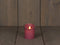 Anna's Collection Stompkaars - LED - antiek roze - H10 cm - bewegende vlam - kaars