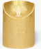 Anna's Collection Stompkaars - LED - goud - H10 cm - bewegende vlam - kaars