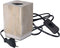 Anna's Collection Tafellamp Hout - grijsbruin - 8 x 8 x 12 cm - Leeslampje - Designlamp