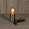 Anna's Collection Tafellamp Zilver - zilver - 7.5 x 7.5 x 10 cm - Leeslampje - Designlamp