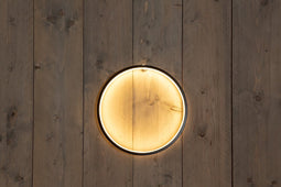 Anna's Collection - ZWARTE CIRCEL 36CM/136L WARM WIT LED - 5MTR AAN...