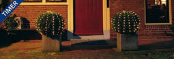 Anna's Collection Kerstverlichting - met timer - 120 lampjes - warm wit - 120cm