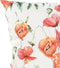 Anna's Collection Sierkussen voor binnen en buiten - bloemenprint - wit - 45 x 45 cm - tuinkussen