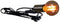 Annas collection - Fitting zilver 6x4,2 cm e27 3 m snoer