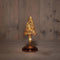 Annas collection - Kerstboompje op stam glas led op batterij met t...