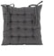 Annas collection - Stoelkussen 38x38 cm Antraciet