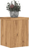 vidaXL - Plantenstandaards - 2 - st - 15x15x20 - cm - hout - artisanaal - eiken