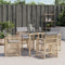 vidaXL - Tuinstoelen - 4 - st - met - kussens - poly - rattan - gemengd - beige