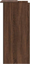 vidaXL - Receptiebalie - 55x50x103,5 - cm - bewerkt - hout - bruin - eikenkleur