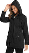 Anorak-stijl windjack met lange capuchon voor dames | Regenjas voor buiten - maat XXL