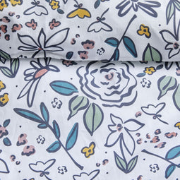 Beddengoed voor 2 personen met de print SUNSHINE JULIA