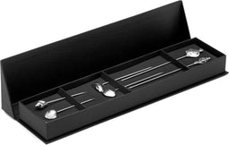 Anovi Zilvertinnen Schaal- en Schelpdierprikkers - Luxe Tapaservaring - 6-Delige Set