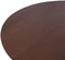 StarFurn Eettafel Ferris Eiken Rond 130cm Walnoot