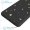 iMoshion Hoesje Geschikt voor Samsung Galaxy A72 Hoesje Siliconen - iMoshion Design hoesje - Zwart / Meerkleurig / Goud / Stars Gold