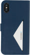 Mobiparts Classic Wallet Case - Flip Cover - Ruimte voor pasjes - Blauw