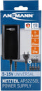 Ansmann 1201-0025 Stekkernetvoeding, instelbaar 15 V/DC, 13.5 V/DC, 12 V/DC, 9 V/DC, 7.5 V/DC, 6 V, 5 V/DC 2250 mA 27 W