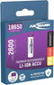 Ansmann 1307-0002 huishoudelijke batterij Oplaadbare batterij 18650 Lithium-Ion (Li-Ion)