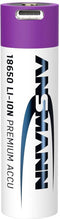 Ansmann 1307-0002 huishoudelijke batterij Oplaadbare batterij 18650 Lithium-Ion (Li-Ion)
