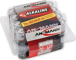 ANSMANN 20-box AA Alkaline Batterijen