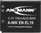 Ansmann A-Nik EN-EL19 oplaadbare batterij/accu Lithium-Ion (Li-Ion) 700 mAh 3,7 V