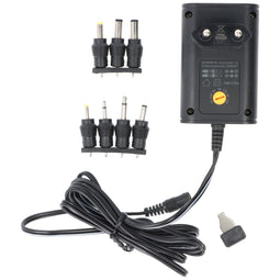 Ansmann APS1000 universal power supply 1201-0023, 3-12 volt power supply including 7 DC adapters