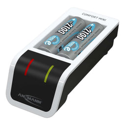 Ansmann Comfort Mini Batterijlader incl. 2x AA 2100mAh