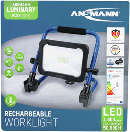 Ansmann FL1600R 20W/1600lm Luminary LED accu-schijnwerper