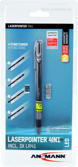 Ansmann Laserpointer 4in1