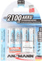 Ansmann maxE NiMH batterij Mignon 2100mAh 4-delige blister
