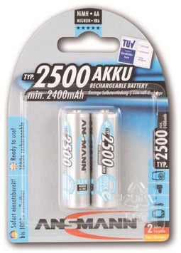 Ansmann maxEplus NiMH batterij Mignon 2500mAh, blisterverpakking van 2