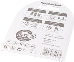 Ansmann maxEplus NiMH batterij type 300 E-Block 270mAh