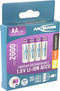 Ansmann Mignon AA 1,5V lithium-ionbatterijen, min. 1800mAh typ