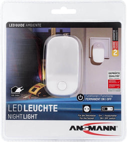 Ansmann Nachtlamp met Schakelaar Wit