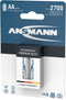 Ansmann NiMH batterij Mignon 2700mAh, blisterverpakking van 2