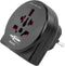 Ansmann Reisstekker World to EU + USB