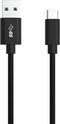 Ansmann USB-kabel USB 3.2 Gen1 (USB 3.0 / USB 3.1 Gen1) USB-A stekker, USB-C stekker 1.20 m Zwart Aluminium-stekker, TP