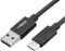 Ansmann USB-kabel USB 3.2 Gen1 (USB 3.0 / USB 3.1 Gen1) USB-A stekker, USB-C stekker 1.20 m Zwart Aluminium-stekker, TP