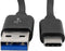 Ansmann USB-kabel USB 3.2 Gen1 (USB 3.0 / USB 3.1 Gen1) USB-A stekker, USB-C stekker 1.20 m Zwart Aluminium-stekker, TP