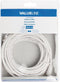 Antennekabel F-Male Quick - F-Male Quick 10.0 m Wit