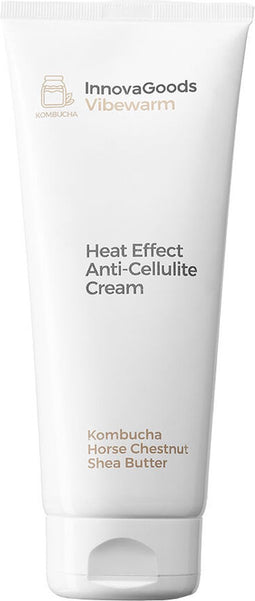 Anti-cellulitiscrème Warmte-effect Kombucha Vibewarm InnovaGoods 200 ml