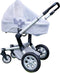 Anti Muggennet voor Kinderwagen | Klamboe Buggy | Wit