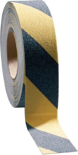 Anti-slip gevarentape zwart/geel, 5cm x 18,3m