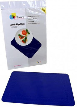 Anti-slip matten rechthoekig - L 355 x B 255 mm blauw - Able2