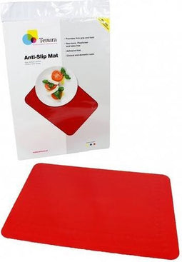 Anti-slip matten rechthoekig - L 355 x B 255 mm rood - Able2