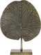 Antiek Brons Ornament op voet Leaf - Antiek Brons - 34x9x43 cm