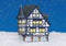 Antieke Huis - kerst decoratie - kerst versiering - (11 cm)
