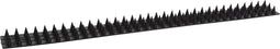 Antiklimstrips tegen inbraak / katten / vogels 5 meter zwart (10x stuks van 50 cm) - Vogelpinnen / kattenpinnen - Hekpunten