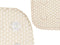 Antislipmat voor in de douche Beige PVC 53 x 52,5 x 1 cm (6 Stuks)
